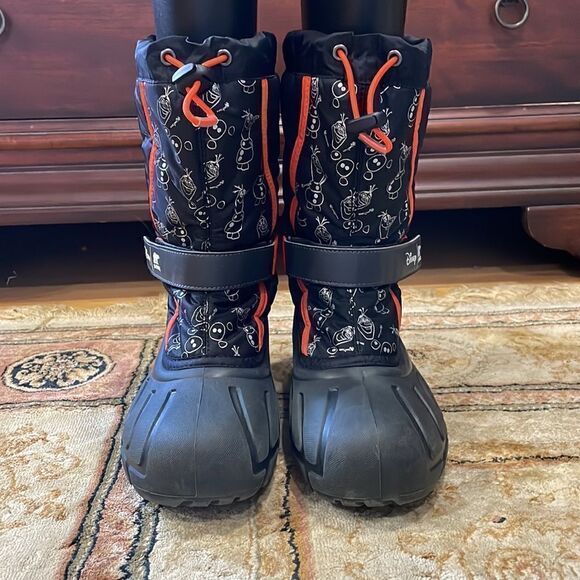 Sorel Flurry x Disney Frozen Olaf Warm Waterproof Big Girl Sz 6 Winter Snow Boot - Picture 2 of 12